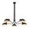 Z-Lite Bellamy Chandelier, 5-Light, 52 In.W x 52 In.L x 8.25 In.H, Matte Black/Matte Black Outer 1942-5MB - alternate 7